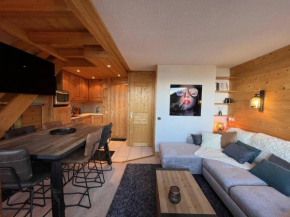 Duplex skis aux pieds avec bureau, wifi et TV grand écran - FR-1-355-252